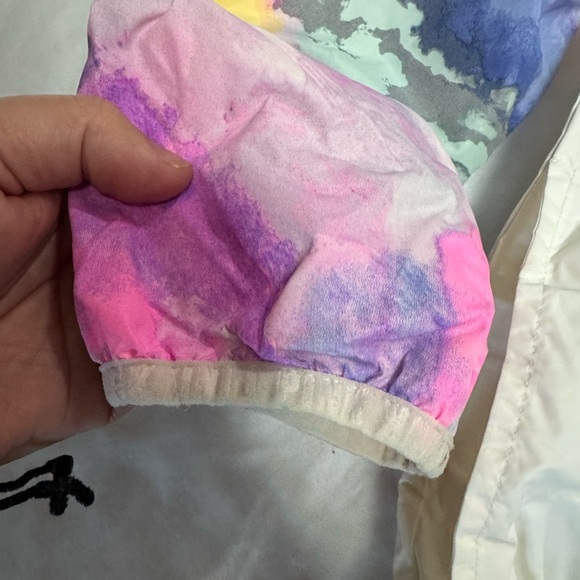 Rare PINK WaterColor Anorak WindBreaker Jacket - Picture 6 of 12